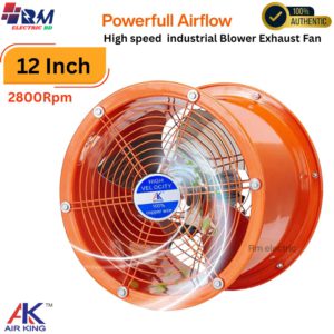 12 inch industrial exhaust fan for heavy duty ventilation