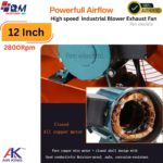Industrial Copper Motor Exhaust Fan with Steel Casing