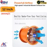 ompact 12 inch exhaust blower for workshops and garages rmelectricbd