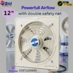 12inch Metal exhaust fan with safety grill