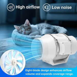 inline duct fan for smoke exhaust