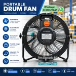 Portable Drum exhaust Fan Portable Industrial Fan 16 Inch with Controller
